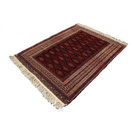 Afgan Mauri oryginalny 100% wełnian dywan z Afganistanu 133x177cm ręcznie gęsto tkany Buchara