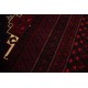 Dywan rękodzieło Beludżów 100% wełna 127x205cm oryginalny z Iranu tradycyjny perskie motywy ciemny