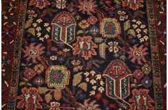 Wysokiej jakości dywan Baktjar w kwiaty 140x200cm Iran antyk 80lat