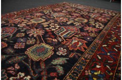 Wysokiej jakości dywan Baktjar w kwiaty 140x200cm Iran antyk 80lat