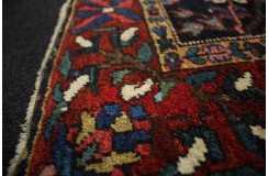Wysokiej jakości dywan Baktjar w kwiaty 140x200cm Iran antyk 80lat