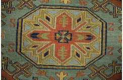 Haftowany ręcznie wykonany dywan  Sumak z wełny antyk gobelin