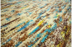 Bawełna/wiskoza dywan z Indii 200x300cm ręcznie tkany deseń