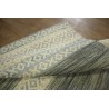 Wełna i bawełna kilim dywan z Indii 160x230cm ręcznie tkany brąz