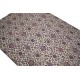 Płasko tkany dywan vintage 160x230 szary niepowtarzalny z Indii poliester bawełna