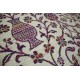 Płasko tkany dywan vintage 160x230 szary niepowtarzalny z Indii poliester bawełna