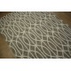 Płasko tkany dywan nowoczesny 160x230 brązowy niepowtarzalny z Indii poliester bawełna