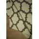 100% wełniany nowoczesny dywan kilim 160x230 beżowy z brązem ręcznie tkany z Indii marokańska koniczyna