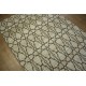 Płasko tkany dywan nowoczesny 160x230 beżowy niepowtarzalny z Indii poliester bawełna