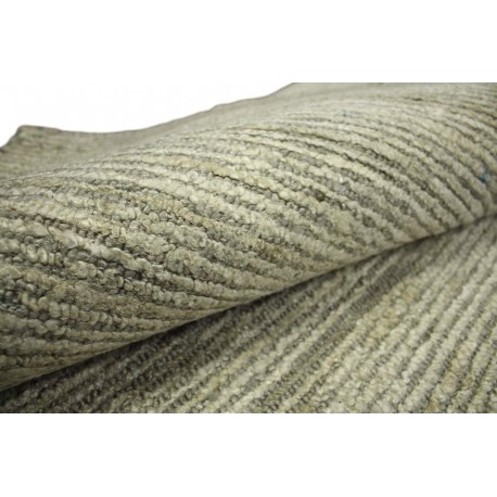 Poliester wiskoza srebrno beżowy nowoczesny cienioway dywan połysk z Indii 160x230cm