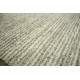 Poliester wiskoza srebrno beżowy nowoczesny cieniowany dywan połysk z Indii 160x230cm