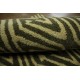 100% wełniany beżowo-brązowy designerski dywan nowoczesny z Indii gruby 155x245cm