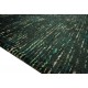 Zielony postarzany dywan Vintage tafting 160x230cm wiskoza wełna Indie ręcznie tkany