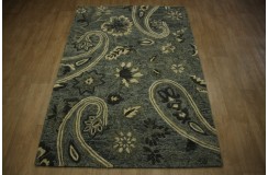 Wełna 100% dywan z Indii 160x230cm ręcznie tkany szary