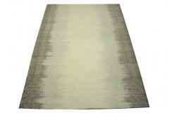 Płasko tkany gęsty kilim 160x230cm dwustronny cieniowany Vintage beż brąz 100% wełna