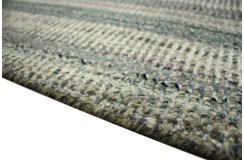 Z kolorowym deseniem ręcznie wykonany indyjski dywan 100% wiskoza 160x230cm pętelkowy