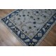 Szary gruby dywan wełniany ręcznie tkany z Indii Persian Ziegler kwiatowy tradycyjny 155x245cm