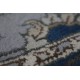 Szary gruby dywan wełniany ręcznie tkany z Indii Persian Ziegler kwiatowy tradycyjny 155x245cm