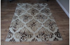 100% Wełna owcza dywan 160x230 ręcznie tkany stonowany INDIE