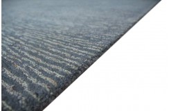 100% wełna szary dywan do salonu nowoczesney z Indii gruby 170x230cm wełna filcowana