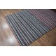 100% wełna nowoczesny kolorowy dywan w pasy 160x230cm Indie