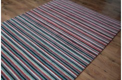 Wełna 100% dywan 160x230 ręcznie tkany w pasy INDIE