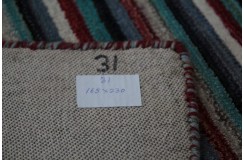 Wełna 100% dywan 160x230 ręcznie tkany w pasy INDIE