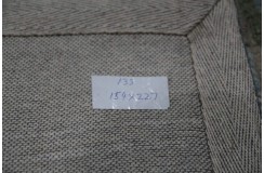 Wełna 100% dywan 160x230 ręcznie tkany w pasy INDIE niebieski
