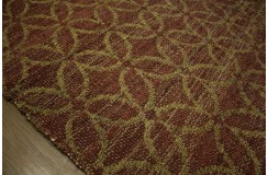 Dwustronny kilim z 100% juty sznurkowy ręcznie tkany płasko