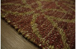 Dwustronny kilim z 100% juty sznurkowy ręcznie tkany płasko