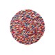 100% wełniany jedyny dywan Rocks wartościowy wełna filcowana okrągły 160x160cm