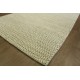 100% wełniany niezwykly dywan Brinker Carpets FULLMOON 110 wart 3 600 zł 160x230cm biały filcowany