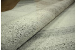 Poliester i bawełna dywan z Indii 160x230cm ręcznie tkany szary