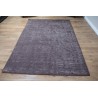 Wiskoza, wełniany dywan indyjski Vintage postarzany brązowy 160x230cm
