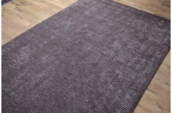 Wiskoza, wełniany dywan indyjski Vintage postarzany brązowy 160x230cm