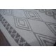 100% wełna beżowy dywan do salonu nowoczesny z Indii gruby, ciężki 160x230cm wełna owcza dwupoziomowy