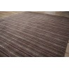 Wełna 100% dywan z Indii 160x230cm ręcznie tkany brązowy w pasy