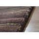 100% wełna brązowy dwupoziomowy dywan do salonu nowoczesny z Indii 160x230cm wełna owcza w pasy
