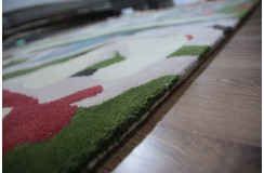 Wełna 100% dywan 160x250cm ręcznie tkany abstrakcyjny INDIE kolorowy