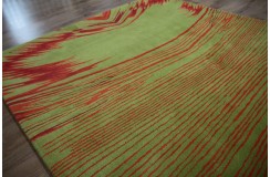 Wełna 100% dywan 160x250cm ręcznie tkany abstrakcyjny INDIE kolorowy