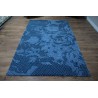 Wełna 100% dywan 160x250cm ręcznie tkany abstrakcyjny INDIE niebieski
