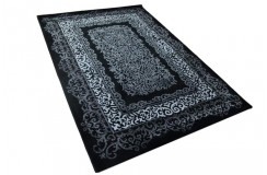 Czarny miękki dywan z połyskiem Lalee Aura 782 black 160x230cm 70%PP 30%akryl 