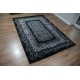 Czarny miękki dywan z połyskiem Lalee Aura 782 black 160x230cm 70%PP 30%akryl 