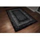 Czarny miękki dywan z połyskiem Lalee Aura 782 black 160x230cm 70%PP 30%akryl 