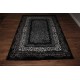 Czarny miękki dywan z połyskiem Lalee Aura 782 black 160x230cm 70%PP 30%akryl 