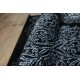 Czarny miękki dywan z połyskiem Lalee Aura 782 black 160x230cm 70%PP 30%akryl 