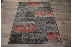 Piękny dywan patchwork Lalee Contempo 139 120x170cm 100%PP-BCF brąz