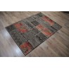 Piękny dywan patchwork Lalee Contempo 139 120x170cm 100%PP-BCF brąz
