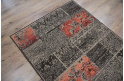 Piękny dywan patchwork Lalee Contempo 139 120x170cm 100%PP-BCF brąz