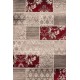 Brązowy dywan patchwork Lalee Contempo 139 red 160x230cm 100%PP-BCF